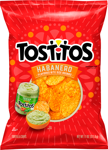 Package - TOSTITOS® Habanero Flavored Bite Size Rounds