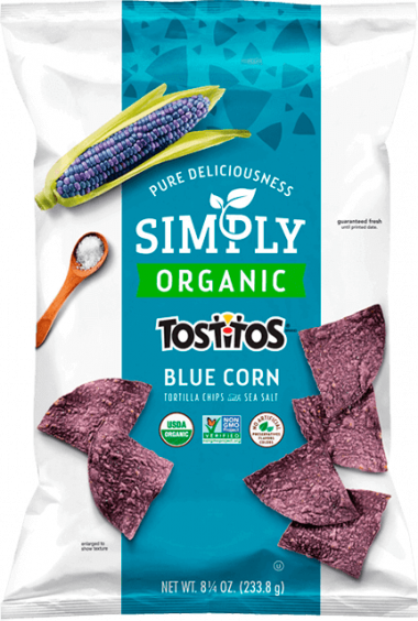 Package - Simply TOSTITOS® Organic Blue Corn